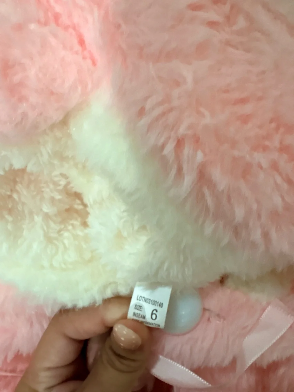 Plush Pink Faux-Fur Hooded Baby Shawl